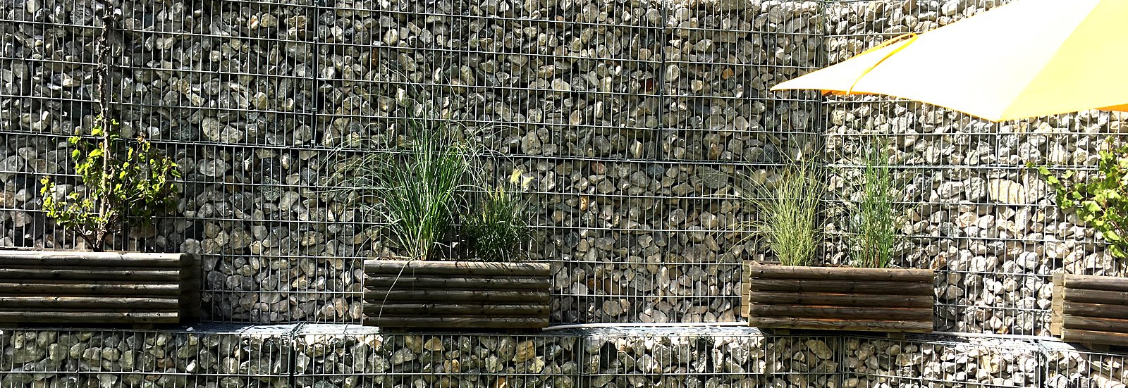 Gabionenwand Gabionenwand